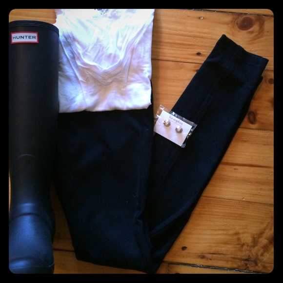 Black skinny riding pants