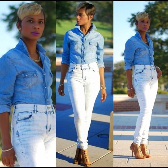 EXPRESS high waist jeans