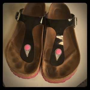 Black and pink birkens