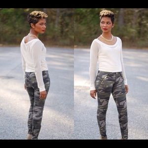 EXPRESS mesh cropped top