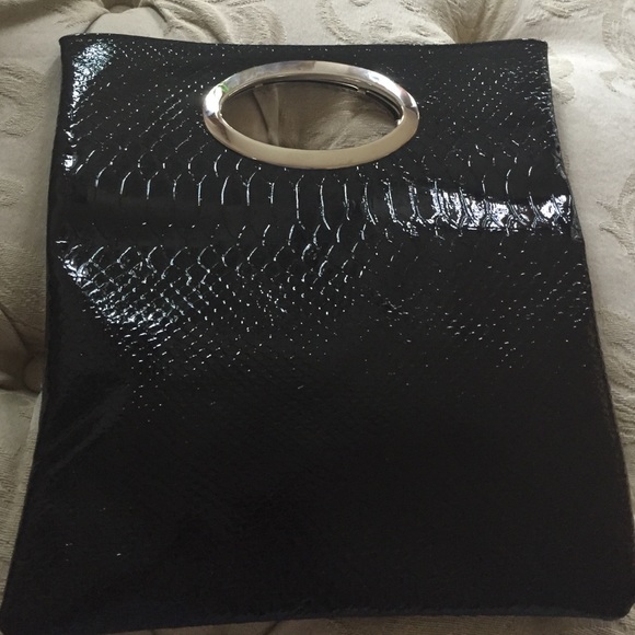 Gorgeous patent leather fold down purse - Picture 1 of 4