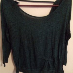 Dark green American eagle shirt