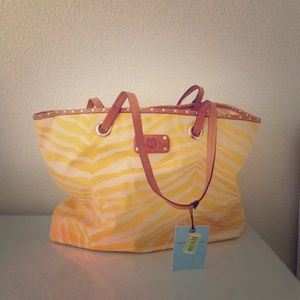 Antonio Melani Zebra Print Tote