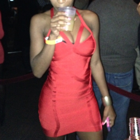 Bebe bandage bodycon dress
