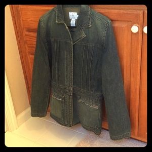 Long Calvin Klein jean jacket