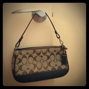 Brown coach handbag