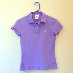 Lavender Lacoste Polo
