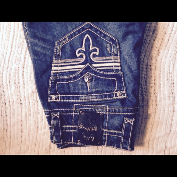 Men's Rock Revival Jeans size33 Sebastian Straight