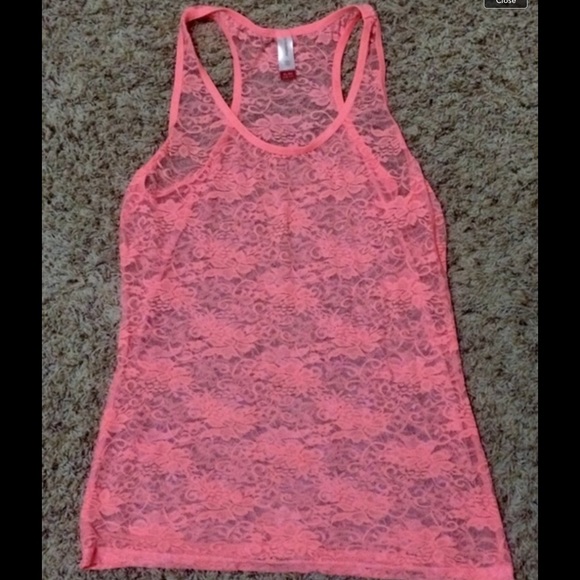 Lace tank top