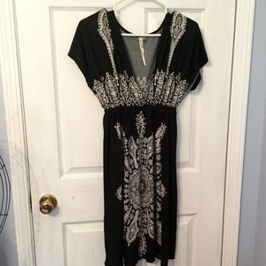 Black and white dress