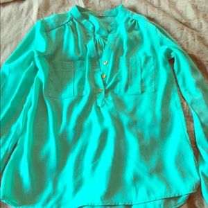 Charlotte Russe mint blouse