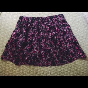Floral Mini Skirt