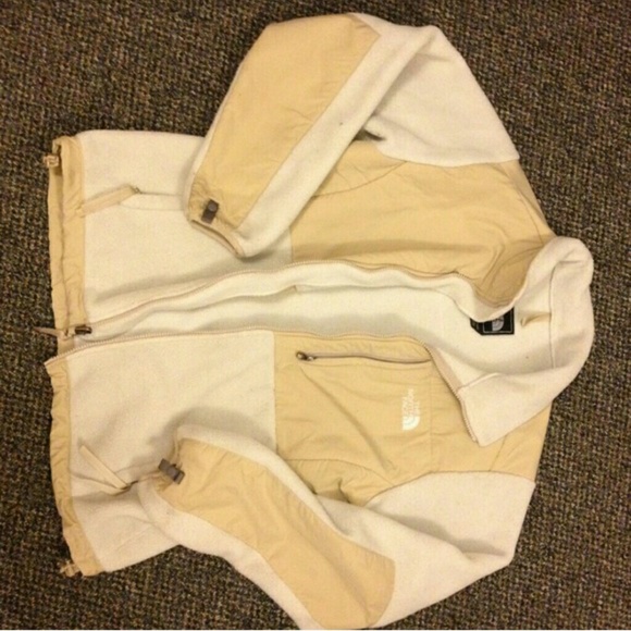 Beige Large North Face Jacket