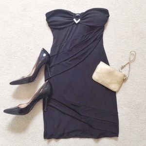 Black cocktail dress