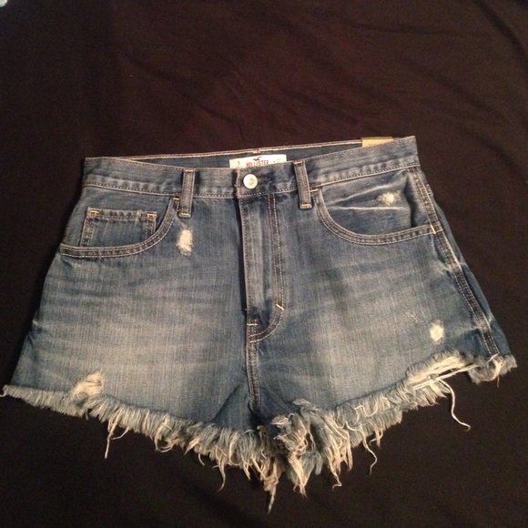 Hollister high rise festival shorts