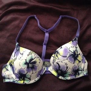 VS Pink racerback push up bra