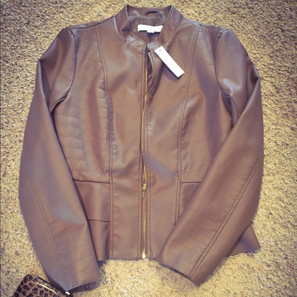 New York & Company Jackets & Blazers - 🔶New York & Company Faux leather Jacket🔶