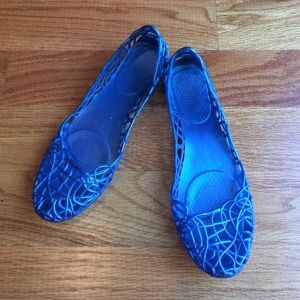 FINAL SALE! Blue Jelly Sandals