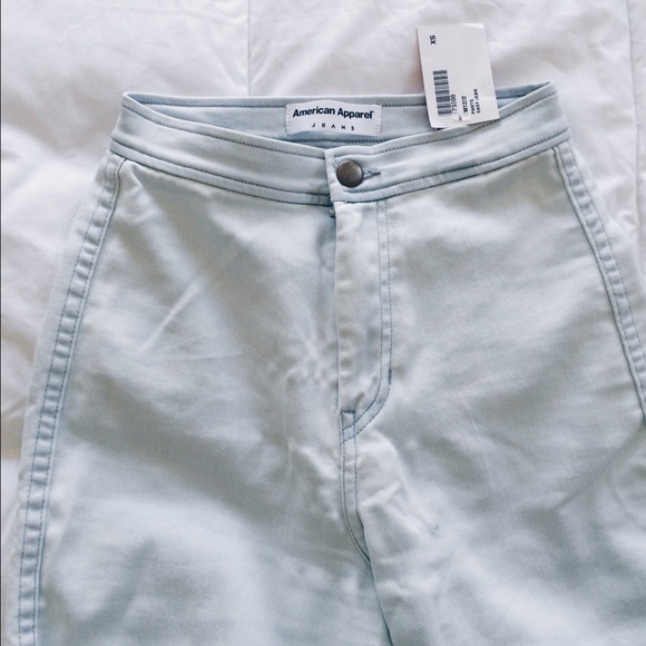 AA American apparel high waisted easy jeans