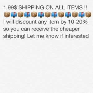 1.99$ SHIPPING ALL ITEMS CAN BE DISCOUNTED !! 1.99$ SHIPPING ALL ITEMS CAN BE DISCOUNTED !!