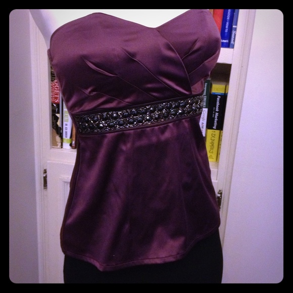 Maurices Tops - Purple corset
