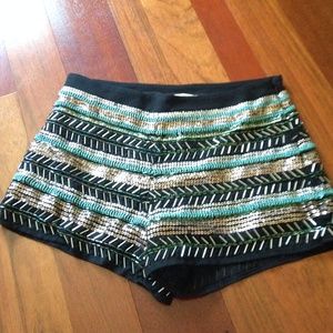 Sequins shorts