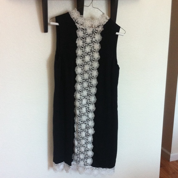 Black lace dress