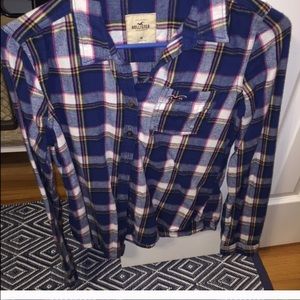 Plaid hollister shirts combo