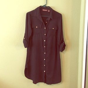 Semi Casual Black Dress