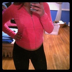 Juicy Couture size medium terry cloth zip up