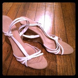 Size 10 Enzo Angiolini cork wedges great condition