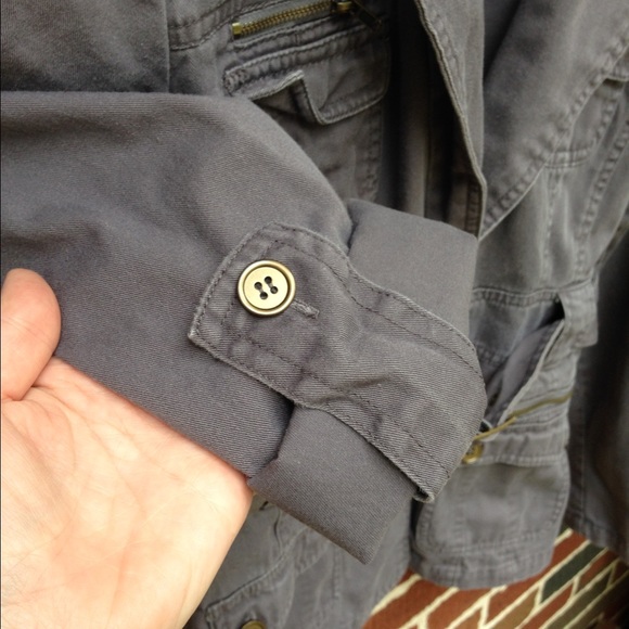 Grey utility jacket great details - Picture 3 of 4