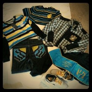 Boys Rocawear outfit & shoes