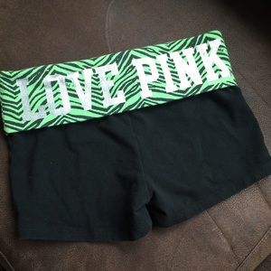Victoria's Secret PINK yoga shorts