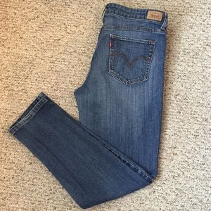 Levi's Mid rise skinny jeans