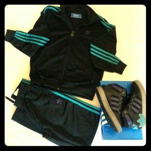 Adidas tracksuit & Shoes