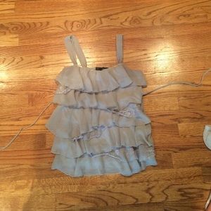 Light grey layered top!