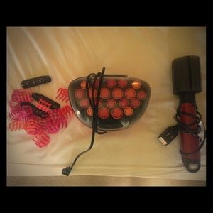 Hair rollers and conair hair styler
