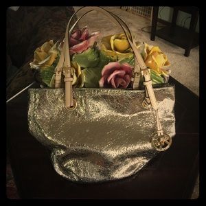Authentic Michael Kors Metallic Purse
