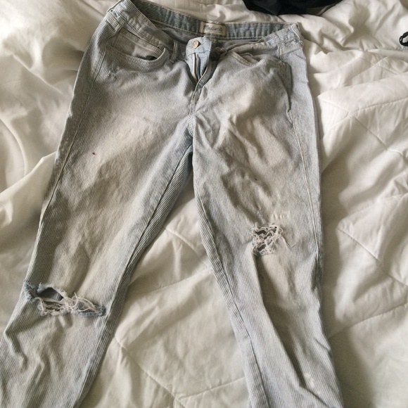 Madewell light distressed denim
