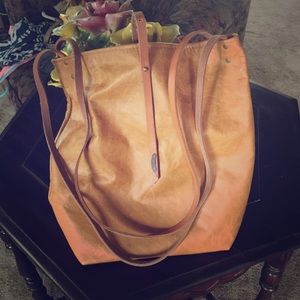 Genuine Leather, handmade tote!