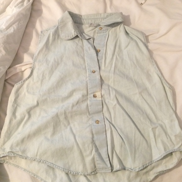 American Apparel denim top
