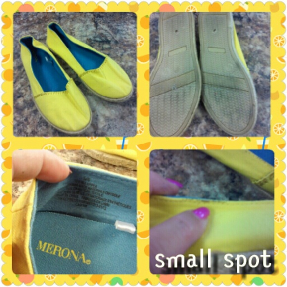 Yellow shoes