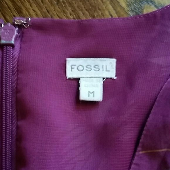 Knee Length Purple Dress - Picture 3 of 4