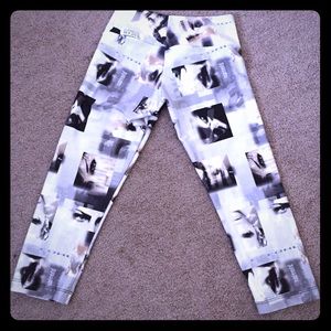 Elizabeth Rogiani spandex workout capris