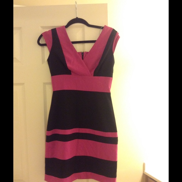 Andrew Marc color block dress