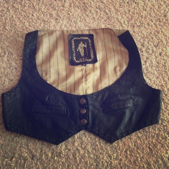 My Tribe 100% genuine leather vest