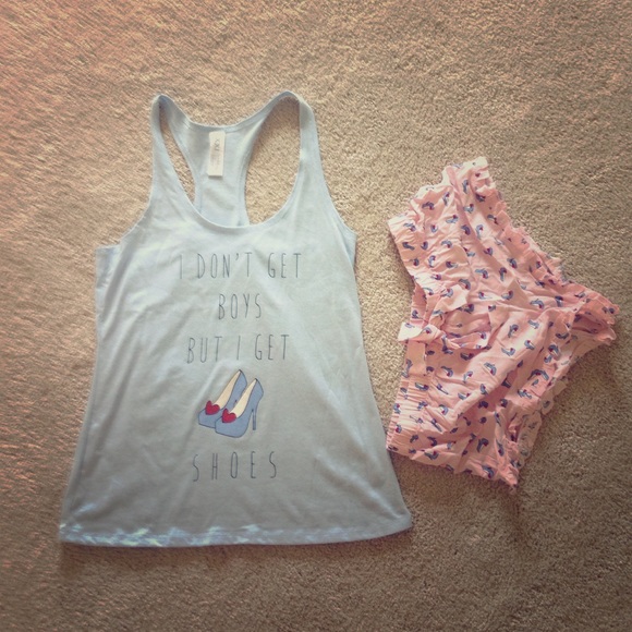 Fun pajama top and bottom combo