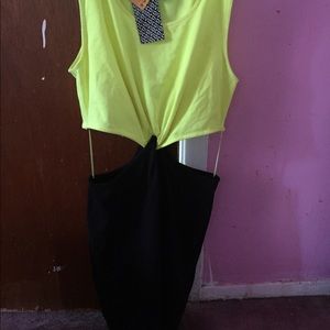 Open sides dress