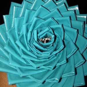 Handmade duct tape pen green color